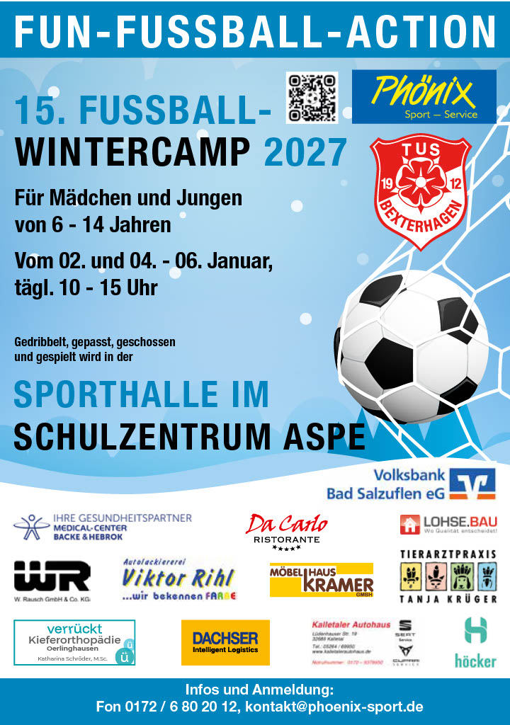 15. Fußball-WinterCAMP